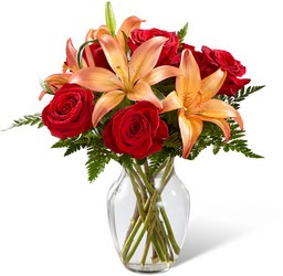 The Fall Fire Bouquet From Rogue River Florist, Grant's Pass Flower Delivery